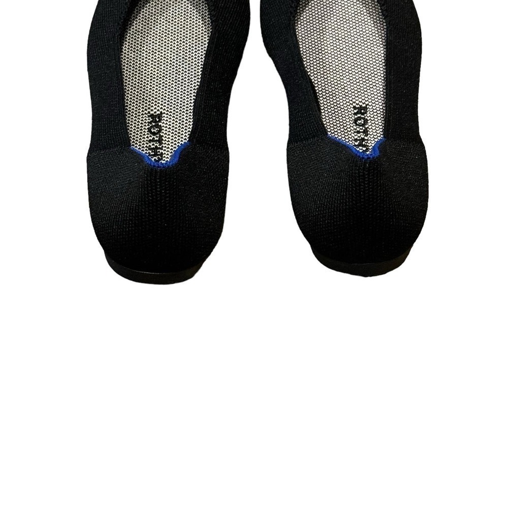 Rothy's Black Neutral The Square Flat Soft Classic Shoes Size 7.5 NWOB - Picture 7 of 13
